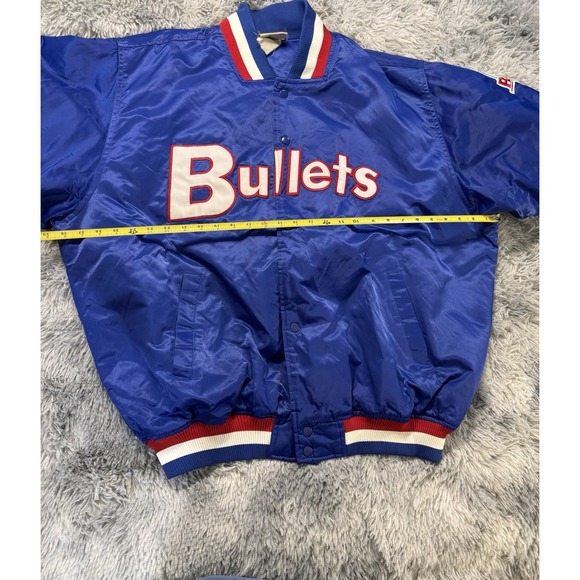 Baltimore Bullets Hardwood Classics Bomber Jacket Size XXL NBA - Picture 9 of 12